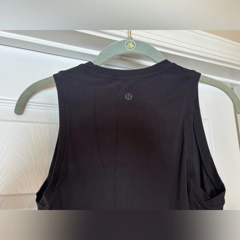 Lululemon All Aligned Midi Dress Black Size 2 - Picture 6 of 6